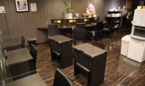 勉強できるカフェ ガクトの店内風景