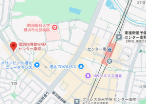 個別指導wamの地図