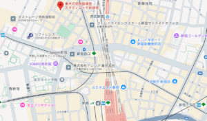 【新宿のおすすめ高校受験塾①】スタディコーチ 新宿校のアクセス