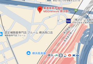 東進横浜校地図