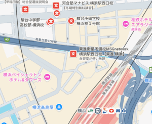 駿台横浜校地図