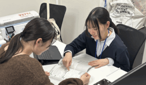 スタッフと生徒